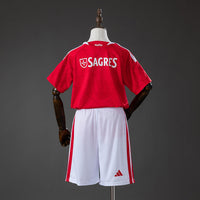 Camiseta y Pantanoles Cortos Niño Benfica Home 26/27