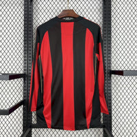 Camiseta Retro AC Milan Home 10/11 manga larga