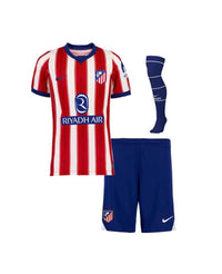 Camiseta y Pantalones Cortos para Niños Atletico de Madrid Home 26/27 - Con Medias
