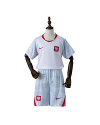 Camiseta y Pantalones Cortos para Niño Polonia Home 26/27