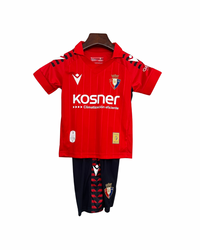 Camisetas y Pantalones Cortos Niños Osasuna Home 25/26