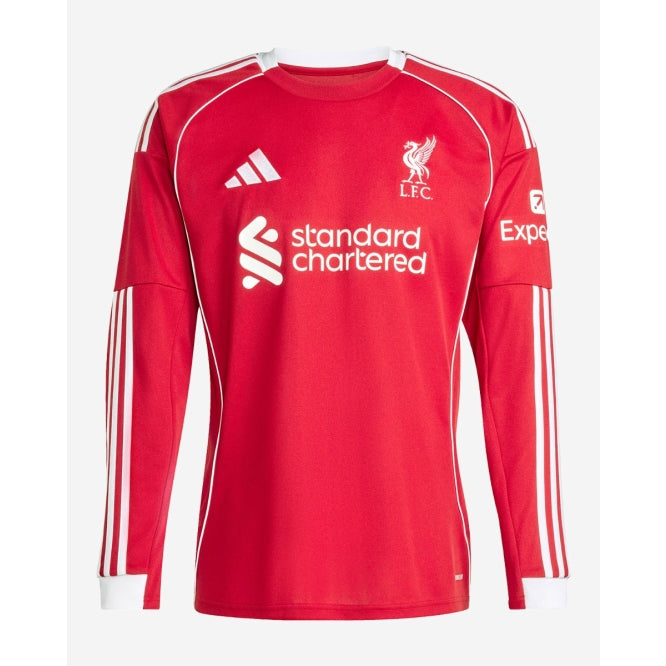 Camiseta Liverpool Home 25/26 - manga larga