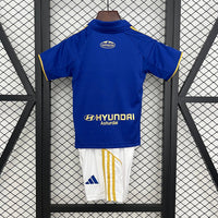 Camisetas y Pantalones Cortos Niños Real Oviedo Home 25/26