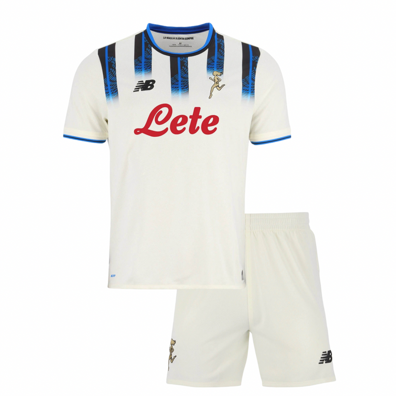 Camisa y Pantalones Cortos para Niños Atalanta Away 25/26