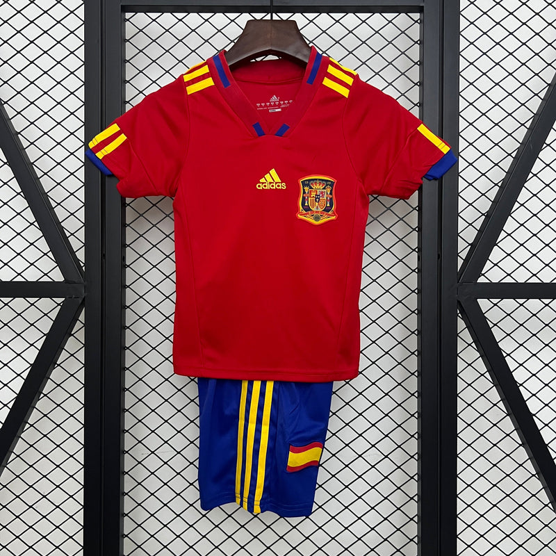 Equipación Selección España Home para Niño retro 2010