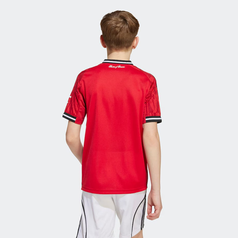 Camiseta y Pantalones Cortos para Niño Manchester United Home 25/26 - Con Medias