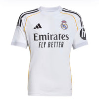 Camiseta y Pantalones Cortos Niños Real Madrid Home 25/26 - Con Medias
