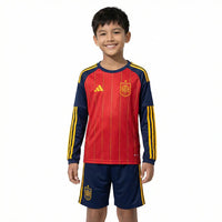 Equipación Selección España Home para Niño 26/27 - Manga Larga