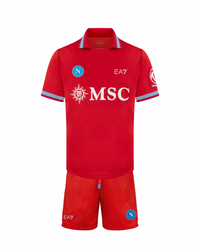 Camiseta y Pantalon Corto para Niño Napoli Third 26/27