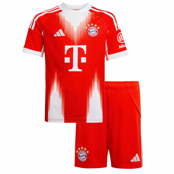 Camiseta y Pantalones Cortos para Niños Bayern de Múnich Home 25/26