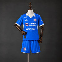 Camisa e Pantalones Cortos para Niño Cruz Azul Home 26/27