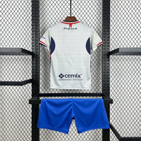 Camisa e Pantalones Cortos para Niño Cruz Azul Away 25/26