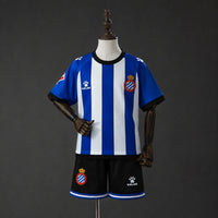 Camisetas y Pantalones Cortos Niños RDC Espanyol Home 26/27