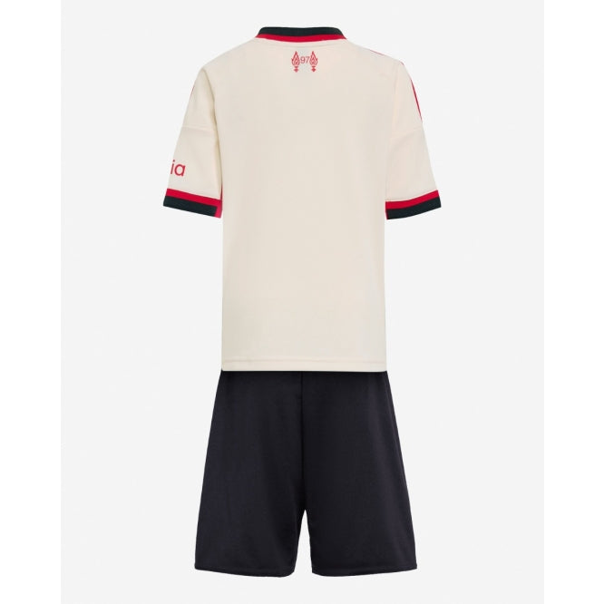 Camiseta y Pantalones Cortos para niños Liverpool Away 25/26