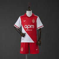 Camisa e Pantalones Cortos para Niños AS Monaco Home 26/27