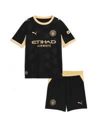 Camisa e Pantalones Cortos para Niños Manchester City Away 26/27