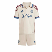 Camiseta y Pantalones Cortos para Niños Ajax Third 25/26