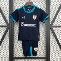 Camisetas y Pantalones Cortos Niños Athletic Bilbao Away 25/26