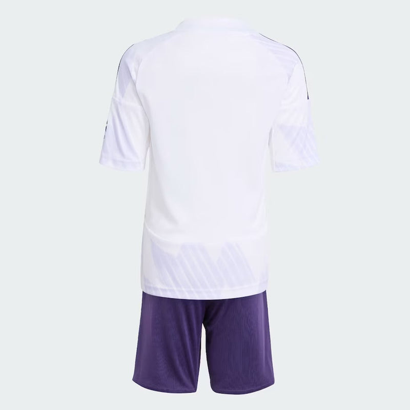 Camiseta y Pantalones Cortos para Niño Manchester United Away 25/26 - Con Medias