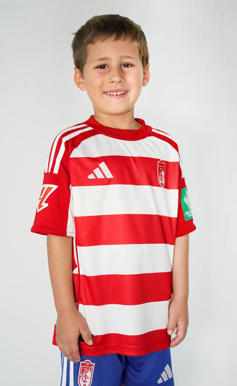 Camisetas y Pantalones Cortos Niños Granada Home 25/26
