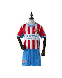 Camisa e Pantalon Corto Niño Girona Home 26/27