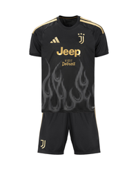 Camisa y Pantalones Cortos para Niños Juventus Third 26/27