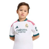 Camiseta y Pantalones Cortos Niños Real Madrid Home 26/27