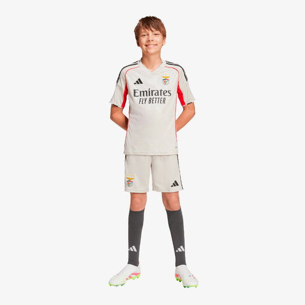 Camiseta y Pantanoles Cortos Niño Benfica Away 25/26