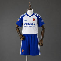 Camisetas y Pantalones Cortos Niños Real Zaragoza Home 26/27