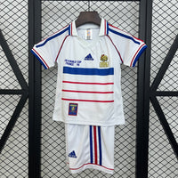 Camisa e Pantalones Cortos para Niño Retro Francia Away 1998
