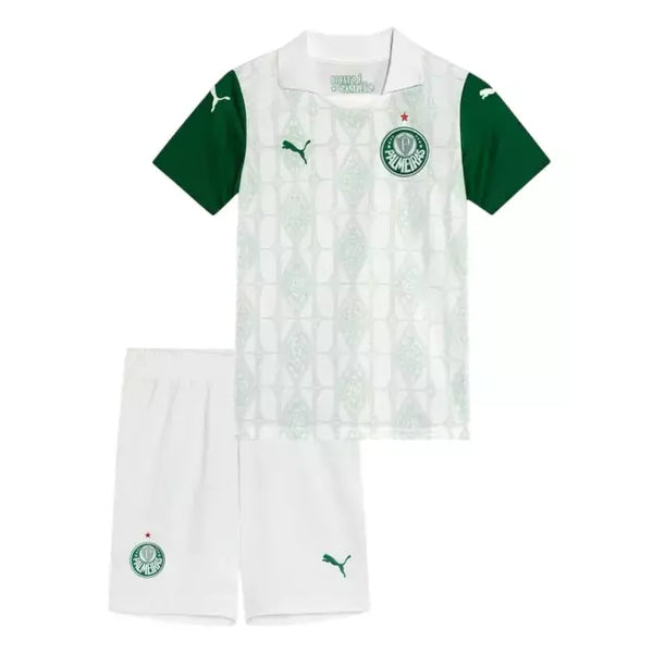 Camiseta y Pantalon Corto para Niño Palmeiras Away 25/26