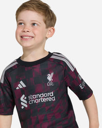 Camiseta y Pantalones Cortos para niños Liverpool Third 26/27