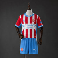 Camisa e Pantalon Corto Niño Girona Home 26/27
