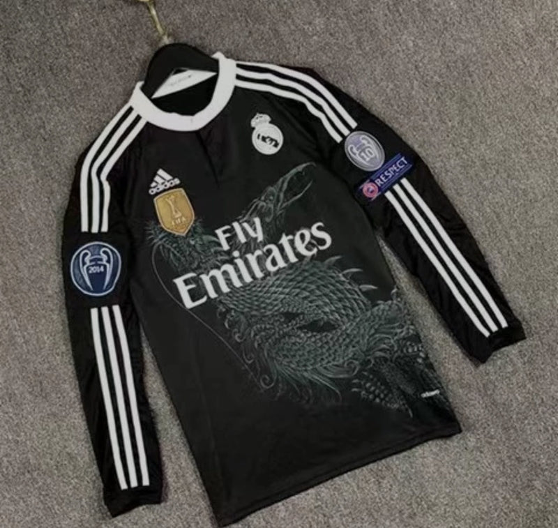 Camiseta manga larga Real Madrid Dragón Retro 14/15 - Con Patch