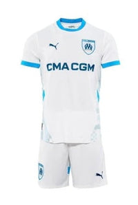 Camiseta y Pantalones Cortos para Niños Olympique de Marseille Home 24/25