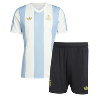 Camiseta y Pantalones Cortos para Niño conmemorativa Argentina 25/26