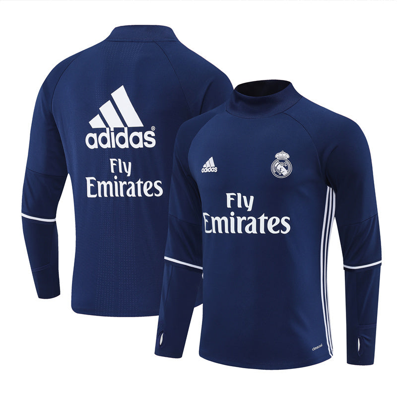 Camiseta de entrenamiento retro de manga larga del Real Madrid 16/17