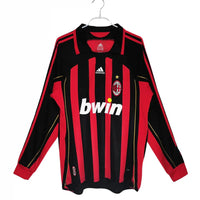 Camiseta Retro AC Milan 06/07 Manga Larga