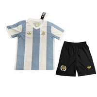Camiseta y Pantalones Cortos para Niño conmemorativa Argentina 25/26