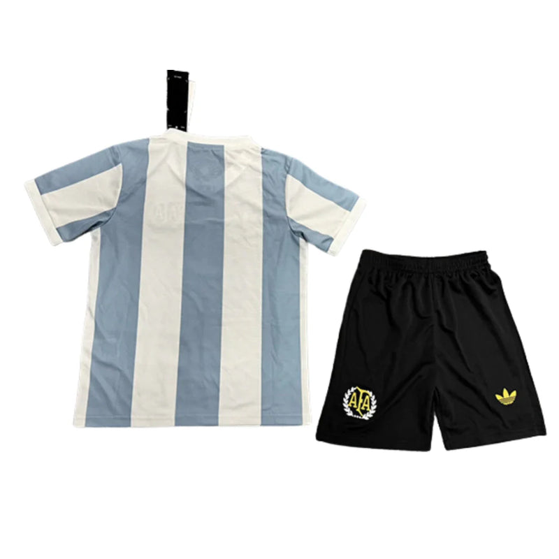 Camiseta y Pantalones Cortos para Niño conmemorativa Argentina 25/26