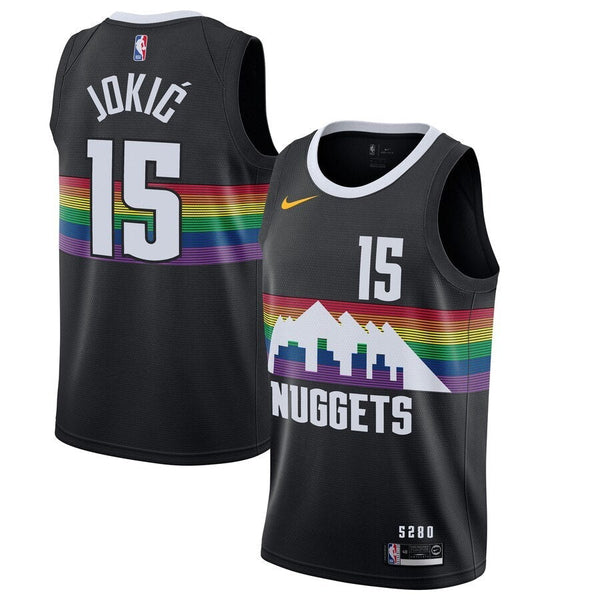 Camiseta NBA - Denver Nuggets Negra - Jokic #15
