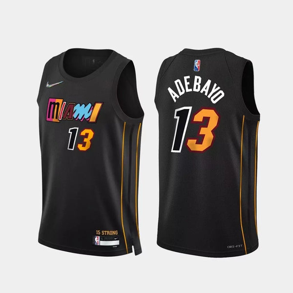 Camiseta NBA Swingman - Miami Heat- City Edition 21-22 75th - Adebayo #13