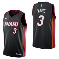Camiseta NBA Miami Heat Negra - Wade