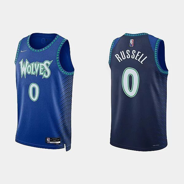Camiseta NBA Swingman - Timberwolves - City Edition 21-22 - Russell #0